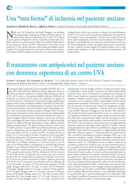 Geriatria extraospedaliera - Associazione Geriatri Extraospedalieri