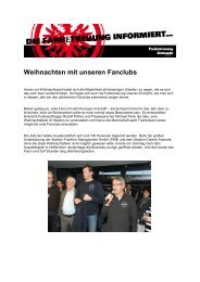 Weihnachten mit unseren Fanclubs - Eintracht Frankfurt