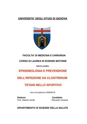 Tesi Venezia 10_da Izzotti - Centro medico Sportivo Rudy Barillà