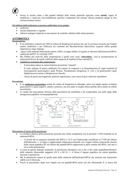 APPUNTI DI PATOLOGIA GENERALE - Camice d'Oro