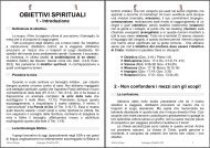 OBIETTIVI SPIRITUALI 1 - Chiesa Cristiana Evangelica ADI