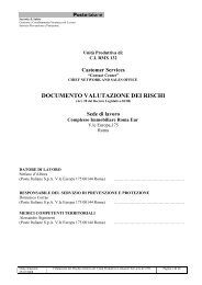 Documento Valutazione Rischi - Costomer Services - slc-cgil messina