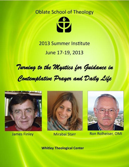 Turning to the Mystics for Guidance in Contemplative Prayer and Daily Life