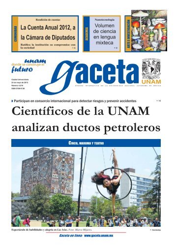 Científ icos de la UNAM analizan ductos petroleros