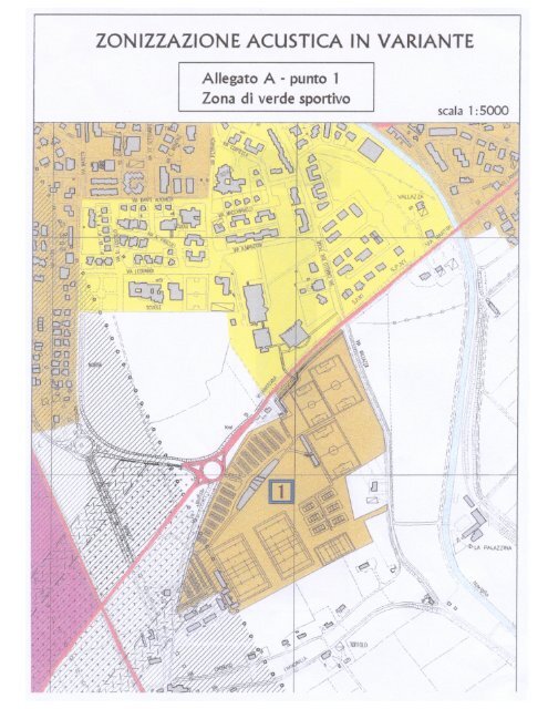 relazione della variante al piano comunale di zonizzazione acustica