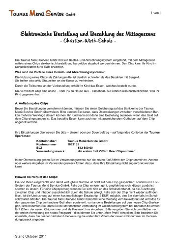 Informationen Chips Christian-Wirth-Schule - Taunus Menü Service ...