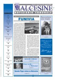 notiziario n. 26 dicembre 2005.pdf - Comune di Malcesine