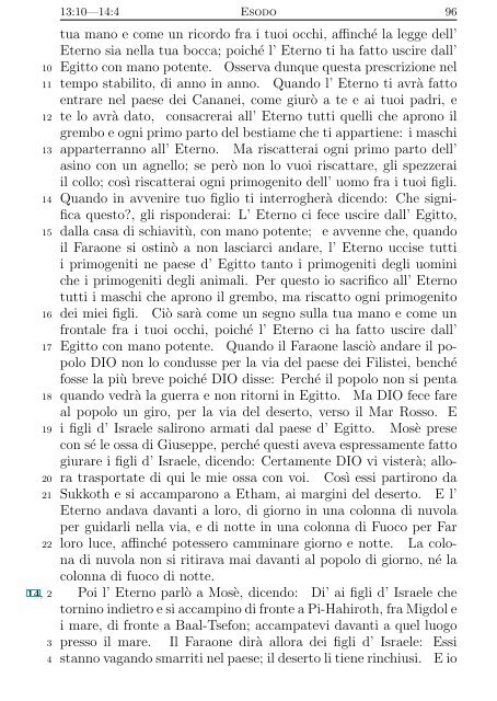 La Sacra Bibbia (Giovanni Diodati) - Un poisson dans le net