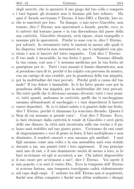 La Sacra Bibbia (Giovanni Diodati) - Un poisson dans le net