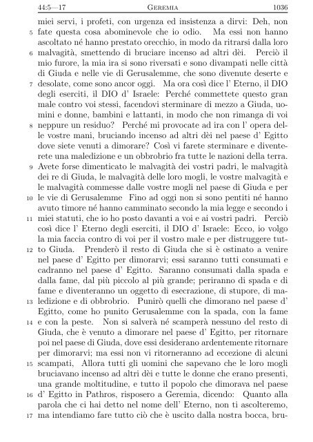 La Sacra Bibbia (Giovanni Diodati) - Un poisson dans le net