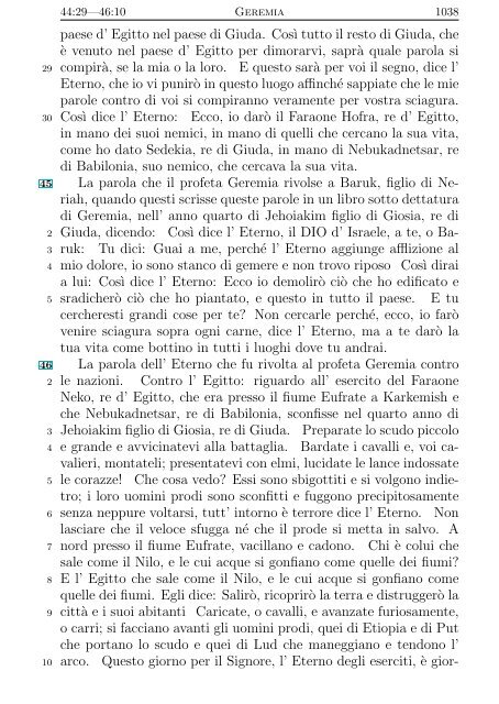 La Sacra Bibbia (Giovanni Diodati) - Un poisson dans le net