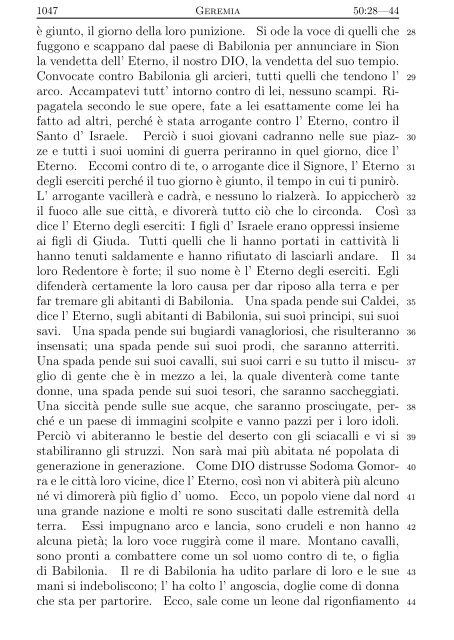 La Sacra Bibbia (Giovanni Diodati) - Un poisson dans le net