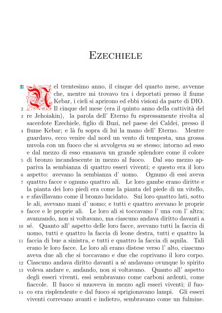 La Sacra Bibbia (Giovanni Diodati) - Un poisson dans le net