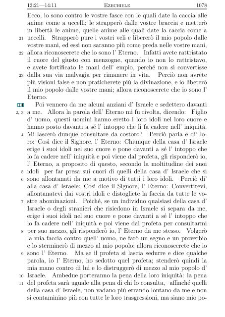 La Sacra Bibbia (Giovanni Diodati) - Un poisson dans le net