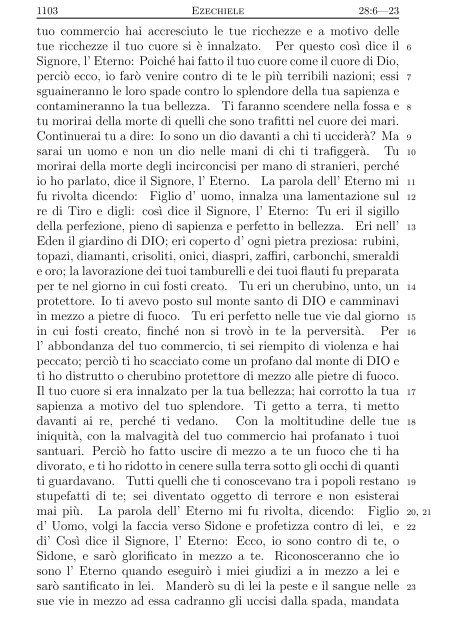 La Sacra Bibbia (Giovanni Diodati) - Un poisson dans le net