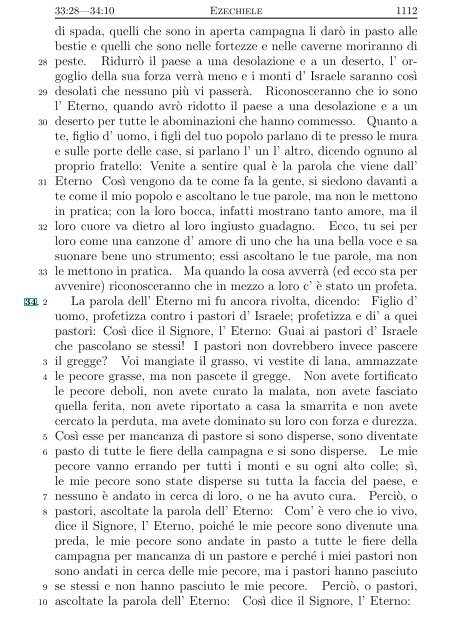 La Sacra Bibbia (Giovanni Diodati) - Un poisson dans le net