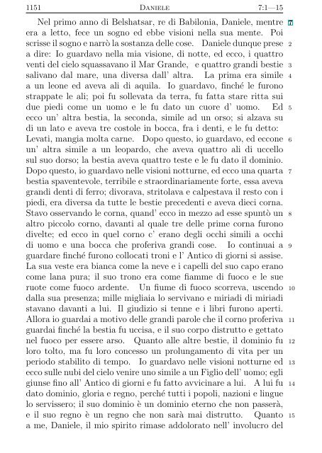 La Sacra Bibbia (Giovanni Diodati) - Un poisson dans le net