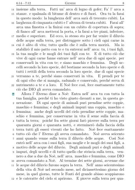 La Sacra Bibbia (Giovanni Diodati) - Un poisson dans le net