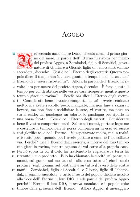 La Sacra Bibbia (Giovanni Diodati) - Un poisson dans le net