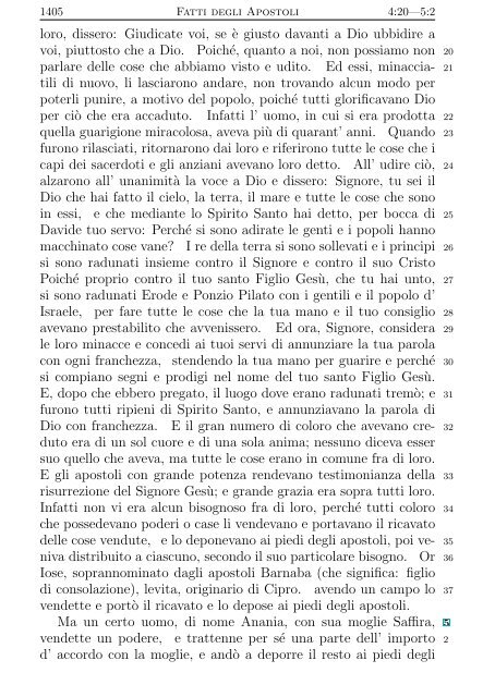 La Sacra Bibbia (Giovanni Diodati) - Un poisson dans le net