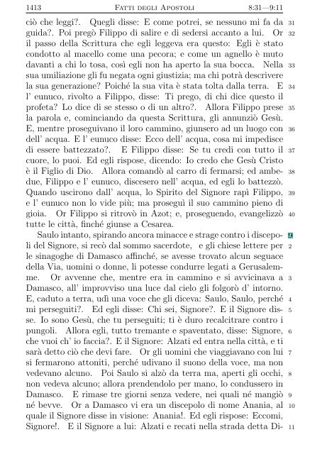 La Sacra Bibbia (Giovanni Diodati) - Un poisson dans le net