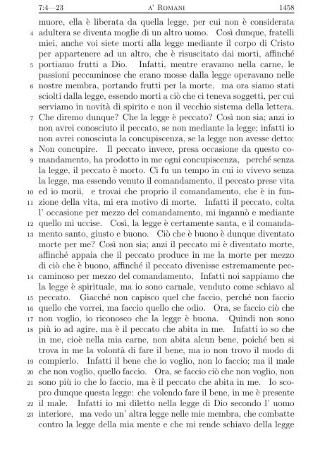 La Sacra Bibbia (Giovanni Diodati) - Un poisson dans le net