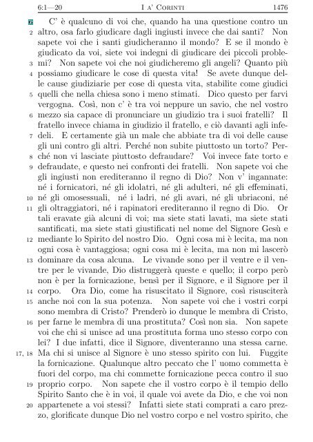 La Sacra Bibbia (Giovanni Diodati) - Un poisson dans le net