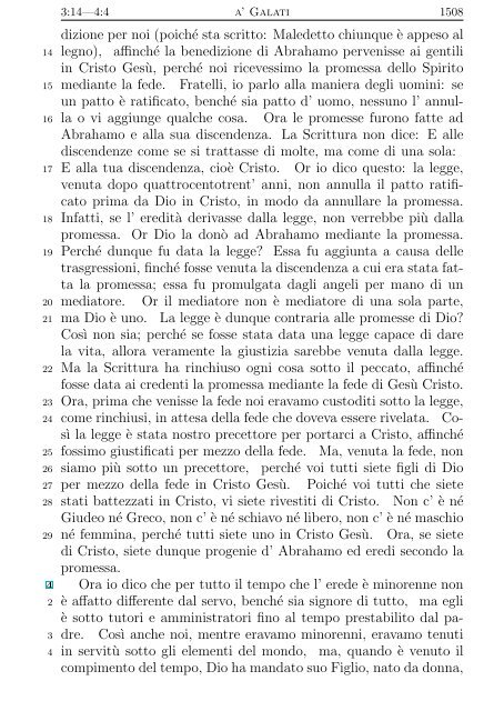 La Sacra Bibbia (Giovanni Diodati) - Un poisson dans le net