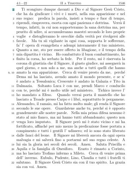 La Sacra Bibbia (Giovanni Diodati) - Un poisson dans le net