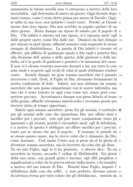 La Sacra Bibbia (Giovanni Diodati) - Un poisson dans le net