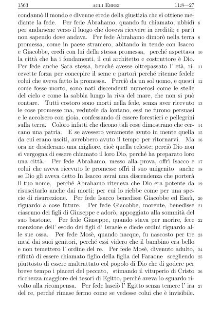 La Sacra Bibbia (Giovanni Diodati) - Un poisson dans le net