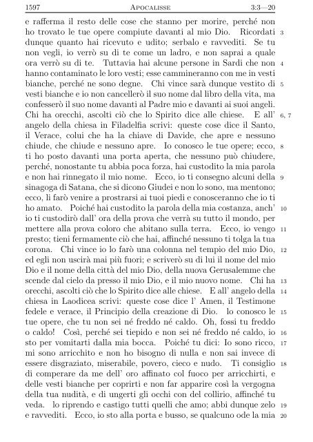 La Sacra Bibbia (Giovanni Diodati) - Un poisson dans le net