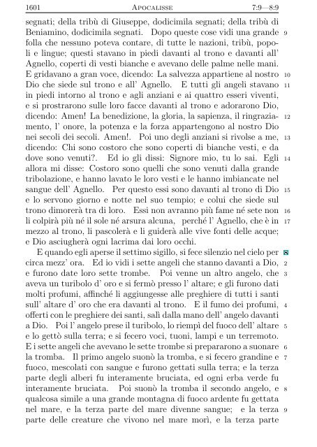 La Sacra Bibbia (Giovanni Diodati) - Un poisson dans le net