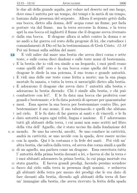 La Sacra Bibbia (Giovanni Diodati) - Un poisson dans le net