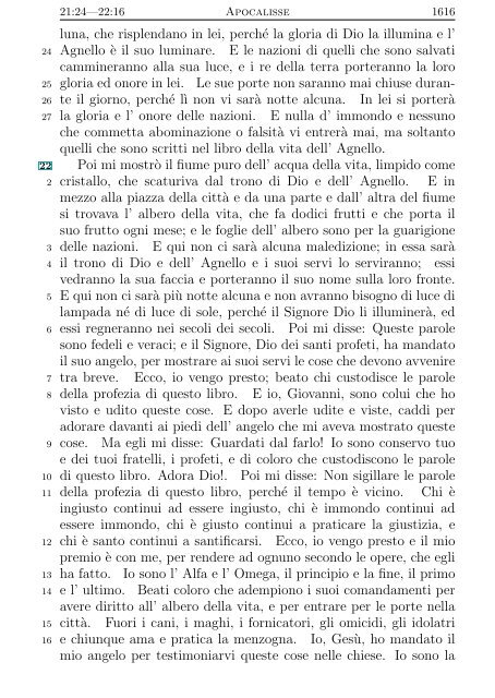 La Sacra Bibbia (Giovanni Diodati) - Un poisson dans le net