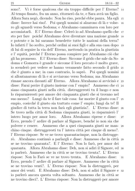 La Sacra Bibbia (Giovanni Diodati) - Un poisson dans le net