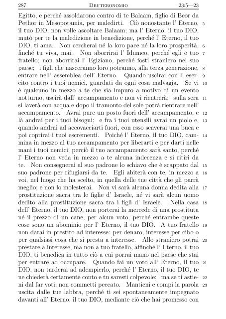 La Sacra Bibbia (Giovanni Diodati) - Un poisson dans le net