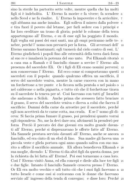 La Sacra Bibbia (Giovanni Diodati) - Un poisson dans le net