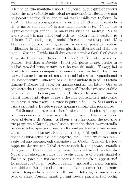 La Sacra Bibbia (Giovanni Diodati) - Un poisson dans le net