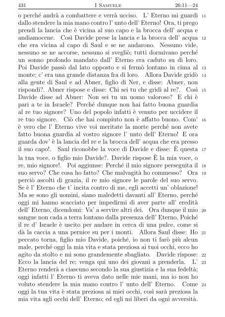 La Sacra Bibbia (Giovanni Diodati) - Un poisson dans le net