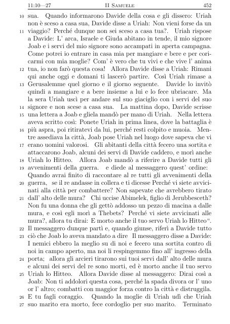 La Sacra Bibbia (Giovanni Diodati) - Un poisson dans le net