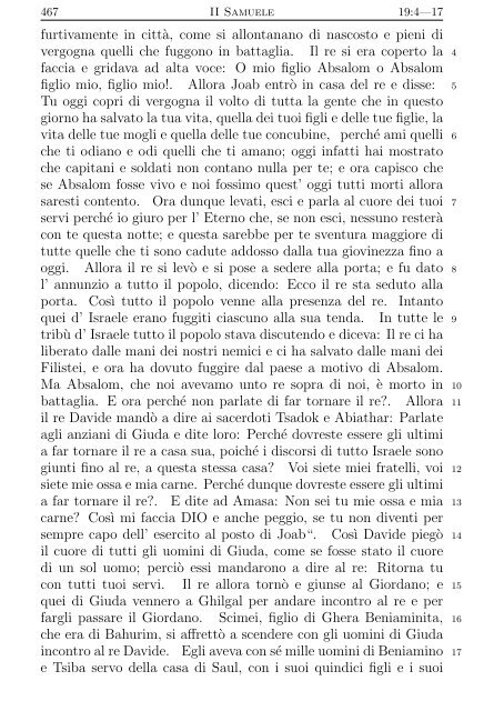 La Sacra Bibbia (Giovanni Diodati) - Un poisson dans le net