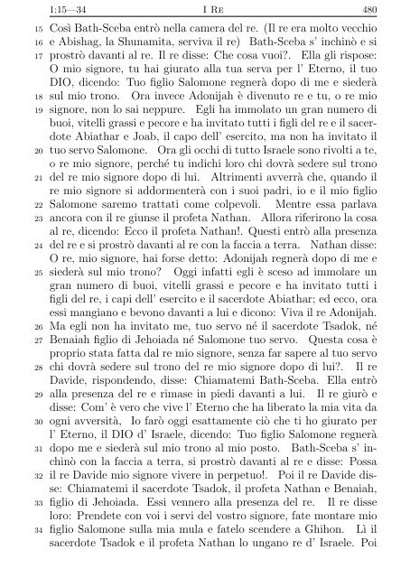 La Sacra Bibbia (Giovanni Diodati) - Un poisson dans le net