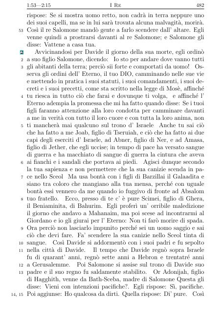 La Sacra Bibbia (Giovanni Diodati) - Un poisson dans le net