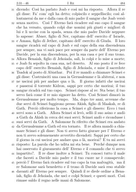 La Sacra Bibbia (Giovanni Diodati) - Un poisson dans le net