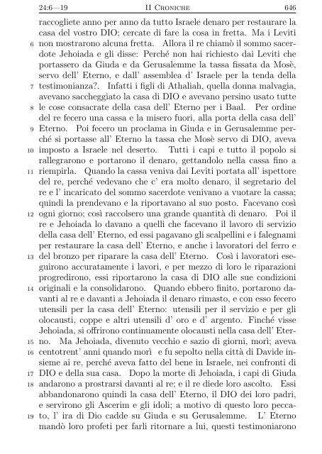 La Sacra Bibbia (Giovanni Diodati) - Un poisson dans le net