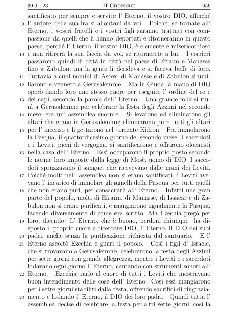 La Sacra Bibbia (Giovanni Diodati) - Un poisson dans le net