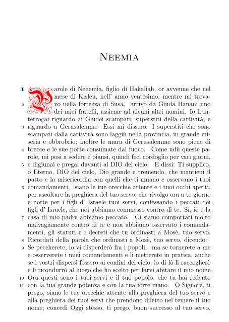 La Sacra Bibbia (Giovanni Diodati) - Un poisson dans le net