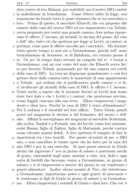 La Sacra Bibbia (Giovanni Diodati) - Un poisson dans le net