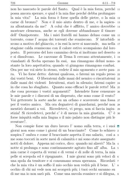 La Sacra Bibbia (Giovanni Diodati) - Un poisson dans le net